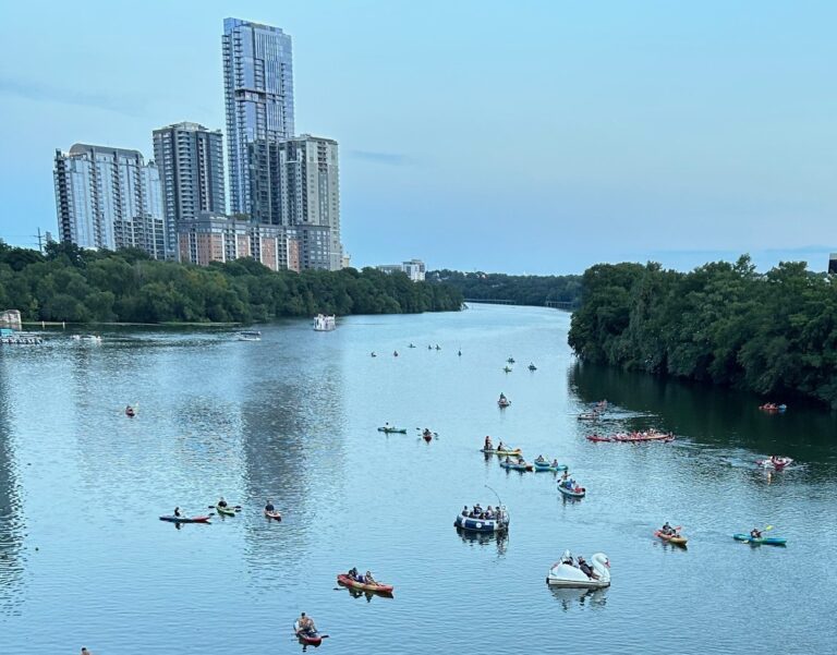 Paddleboarders at Bat Bridge- Congress Street